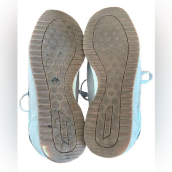 Tretorn Rawlings cream & dk grn lace up sneaker SZ 8 - Picture 9 of 11